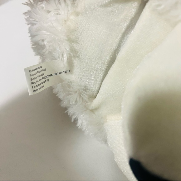 JOANN Plush Stuffed Puppet Barking Dog Black and White Stuffed Animal - Picture 6 of 7